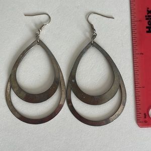 Gold drop earrings